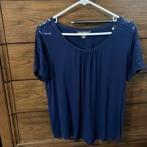 Tommy Bahama navy blue shirt